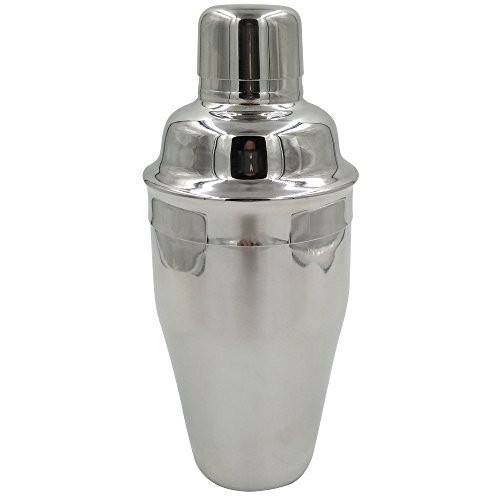 500ml,18oz,Stainless Steel Cocktail Shaker Built in Strainer