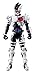 Bandai Kamen Rider Ex-Aid 6 inch Action Figure LVUR13 Genmu Zombie Gamer