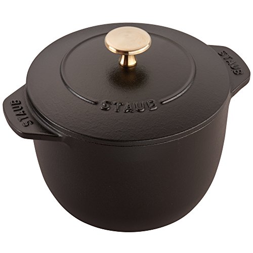 Click Here to See More Images Staub 11721625 Petite French Oven, 1.5 quart, Matte Black