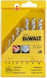 Dewalt DT9288-QZ 8 Piece Masonry Drill Bit Set Straight Shank Carbide view 2