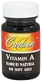 Carlson Labs Vitamin A Natural, 10000 IU