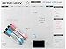 No 8 Wire Provisions Magnetic Dry Erase Board Calendars and Bonus Magnets: Whiteboard 12 Month Calendar Organizer & Planner for Fridge or Office Wall - Plan Weekly Schedule & Family Chores