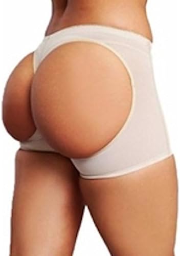 Women Butt Lift Shaper Adult Exotic Briefs Underwear Anti-Bacterial, Eco-Friendly, Padded Buttocks, Quick Dry Lift Hips adult-exotic-briefs-underwear (Small S, Beige)