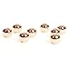 Koyal Wholesale Rose Gold Classic Round Placecard Holders, 8-Pack, Menu Card Holder, Table Number Holders