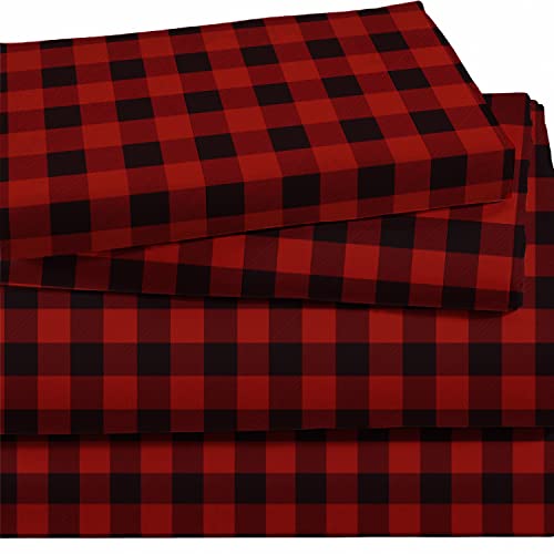 Thread Count 100 Cotton Double Brushed Flannel Sheet Set 170 GSM