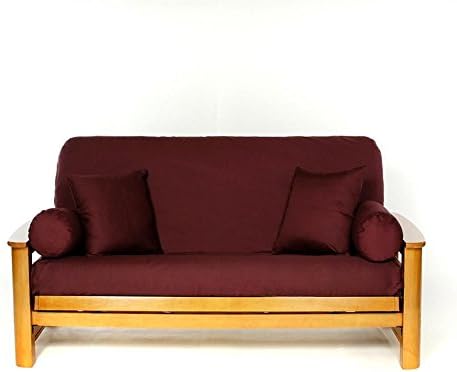 Amazon Com Ls Covers Burgundy Full Futon Cover Full Size Fits 6