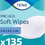 Tena Soft Dry Wipes NRS Healthcare Pack of 135 300 x 320mm view 3