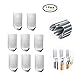 3M Self Adhesive Wall Hook,Stainless Steel Ultra Strong Waterproof Hanger for Robe, Coat, Towel, Keys, Bags In the Home, Kitchen, Bathroom (Narrow)