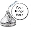 JS&B Enterprises 108 Custom Personalized Labels/Stickers for Hershey's Kisses Candies - Party Favors