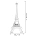 Colorful Eiffel Tower Nightlight Desk Bedroom Decoration LED Lamp Paris Fashion Style Acrylic Birthday Gift (White)