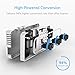 BESTEK 220V to 110V Voltage Power Converter 200W 4-Port USB Universal Travel Adapter EU/UK/AU/US Worldwide Plug, Thinner Design QC3.0