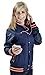 Hoodie Buddie Men's Kersh Letterman Jacket with Mic, Navy, X-Small