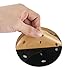 Makeup Brush Holder, Gotd 6 Hole Oval Makeup Brush Holder Drying Rack Organizer Cosmetic Shelf Tool (Black)