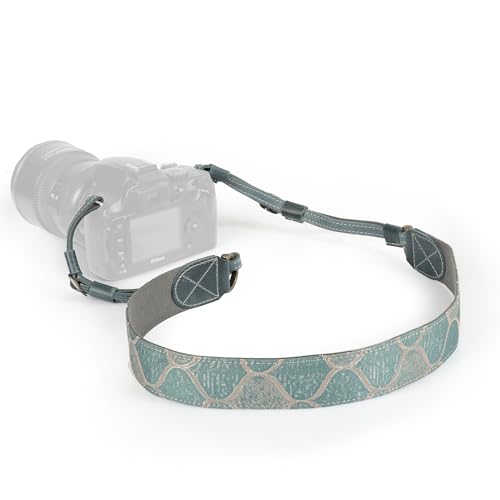 MegaGear Chelly Series SLR, DSLR Schulter- oder Nackengurt aus echtem Leder