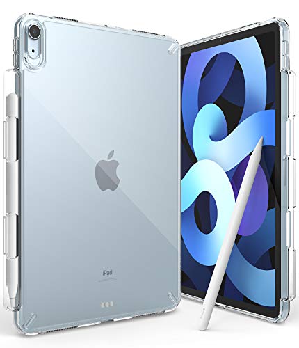 ipad air 4 clear case with pencil holder