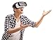 VR Headset Revolution Rare 120 FOV (Frame Of View) Best 3D Virtual Reality Glasses / Goggles For iPhone & Android Phones. Comes With Built-In Headphones, Volume & Control Dial, & Adjustable Lenses!