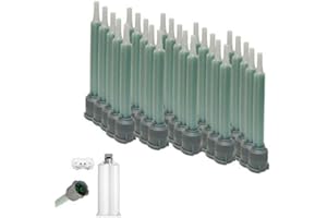 Traktronix Green Epx Mixing Nozzles, Pack of 25, Fits 3M Duo-Pak 50ml Adhesive Cartridges (Shorter, 16 Elements, 3.5 Inch, 1: