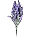 Unilove Artificial Lavender Bouquet Fake Lavender Bunch Purple Lavender Flowers Wedding Decor Decorations Faux Lavender Bundles (8 Bundles)