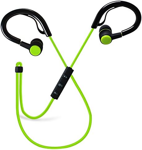 JoyValley Wireless Bluetooth Headphones, No Prompt Voice Headset, Light Weight, Sport Stereo Earphone, Latest V4.1 for iPhone, Samsung, Android Smartphone - Green