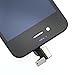 WEELPOWER Black LCD Display Replacement Screen Digitizer Touch Screen Assembly for iPhone 4S with Repair Tool(Black)