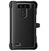 BALLISTIC Tough Jacket Maxx with Holster for LG G3 Vigor - Retail Packaging - Black/Gray