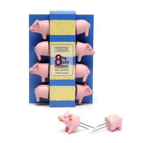 Charcoal Companion Pig Corn Holders, 4 Pairs Pricepulse