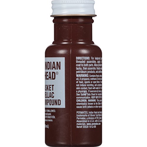 Permatex 20539 Indian Head Gasket Shellac Compound, 2 oz. Pricepulse