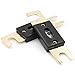 Baomain 2-Pack 80A ANL Fuse Bulk Value Pack with Gold-Plated Terminals for Car Audio, Amplifier, Truck, Boat, RV - 12V/24V Circuit Protection