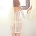 Clearance Sale!Women's Lingerie WEUIE Women Lingerie Babydoll Sleepwear Underwear Lace Dress Nightwear +G-String (M, White)
