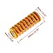 Adiyer 10 Pcs 8mm OD 20mm Length Compression Mould Die Springs for 3D Printer Ender 3 Stock Bed Leveling, Light Load