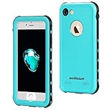 Waterproof Case for iPhone 7, Merit Shield Series Shockproof Dirt-proof Protective cover, Snow-proof Underwater IP68 Waterproof Case for iPhone 7 (Blue)