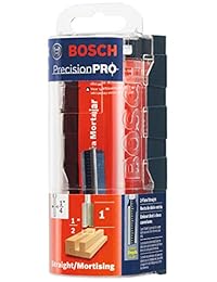 Bosch 85227   MC 1 2 in. Doble flauta recta Router Bit con punta de carburo