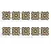 WINOMO 10 Sets of 15mm Sew in Magnetic Bag Clasps for Sewing (Bronze)