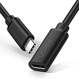 UGREEN USB C Extension Cable Male to Female Type C Extender Cord Thunderbolt 3 Compatible, Suitable for Nintendo Switch, MacBook Pro, Google Pixel 3 2 XL, Samsung Galaxy S10 S9 S8 Plus Note 8 (1.5FT)