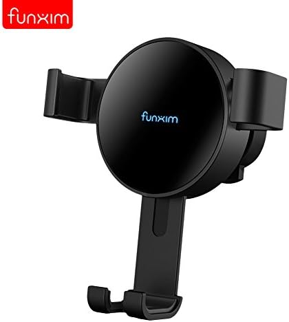 Funxim X7 Fast Wireless Car Charger Air Vent Mounted Car Holder Cradle for iPhone X/8/8Plus Samsung Note 8/S8 Plus/S8/S7
