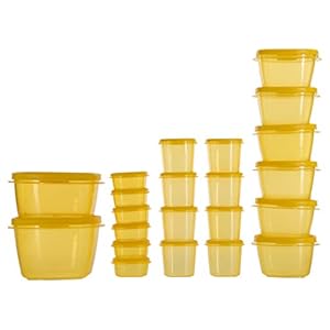 SIMPARTE SuperSturdy Eco Plastic Kitchen Storage Containers for Groceries|Fruits|Vegetables|Spices|Dry Fruits|Leftovers…