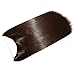 2-5 Days Delivery Best Synthetic Hair Extensions 20 inches Curly Straight Full Head Invisible Wire Secret String No Clips in Hair Extensions Secret Fish Line Hairpieces (medium brown)