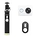 YI Action Camera with Selfie Stick & Bluetooth Remote (US Edition) White