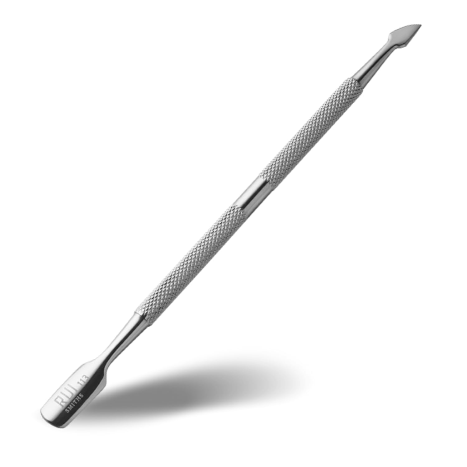 Rui Smiths Professional Double Ended Hypoallergenic Stainless Steel Metal Pusher (Cuticle Pusher) - Style No. 113