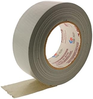 Nashua 2280 2" Gray Silver 9 Mil Cloth Duct Tape Waterproof Hand Tearable UV Resistant High Visibility Industrial Grade Heavy Duty Pro Colored Duct Tape Colors USA Made 60yd Grey