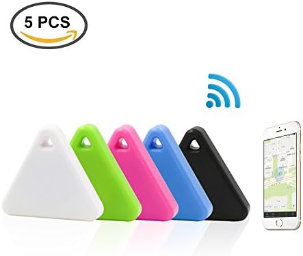 Key Finder, Mictchz 5 PCS Smart Finder Key Phone Wallet Finder Bluetooth Locator GPS Tracker Anti Lost Sensor Alarm with Remote Selfie Shutter for keys Kids Cars Wallet for IOS, Android