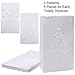 Aneco 20 Pieces White Paper Luminary Bags Flame Resistant Lantern Candle Bags 4 Designs with Tree, Stars, Snowman for Christmas, Weddings, Birthday Party Decoration