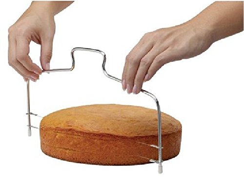 New Double Line Adjustable Stainless Steel Metal Cake Cut Tools Cake Slicer Device Decorating Mold Bakeware Kitchen Cooking Tool - Thumbnail 6