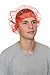International Enviroguard Disposable Polypropylene Bouffant Hair Nets Red (21