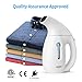 ROIPETK, Handheld, 180ml Powerful Wrinkle Remover Garment Fabric Steamer.Portable,Compact-Travel/Home.Automatic Shut-Off Safety Prote Steamer for Clothes, White
