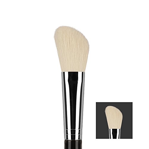 Bdellium Tools Maestro Series Slanted Contour Brush, Black