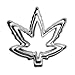 Marijuana Leaf Cookie Cutter Set - Stainless Steel - Set of 3, Northern Lights Supply brand
