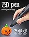 TECBOSS 3D Pen, SL300 Intelligent 3D Printing Pen with LED Display,USB Charging, 8 Speed Printing&Temperature Control, Simple Handled 3D Printer Pen for Your Kids, Interesting Gifts for All Age