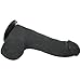 KINK By Doc Johnson The Really Big Dick Dildo - 12 Inches Long and 10.25 Inches Wide - Dual Density ULTRASKYN Dildo with XL Removable Vac-U-Lock Suction Cup - Made In America - Black