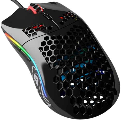 GLORIOUS Model O- Kabelgebundene Gaming-Maus, 58g, Pixart 3360 in Schwarz